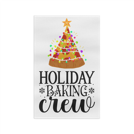 Holiday Baking Crew Microfiber Tea Towel