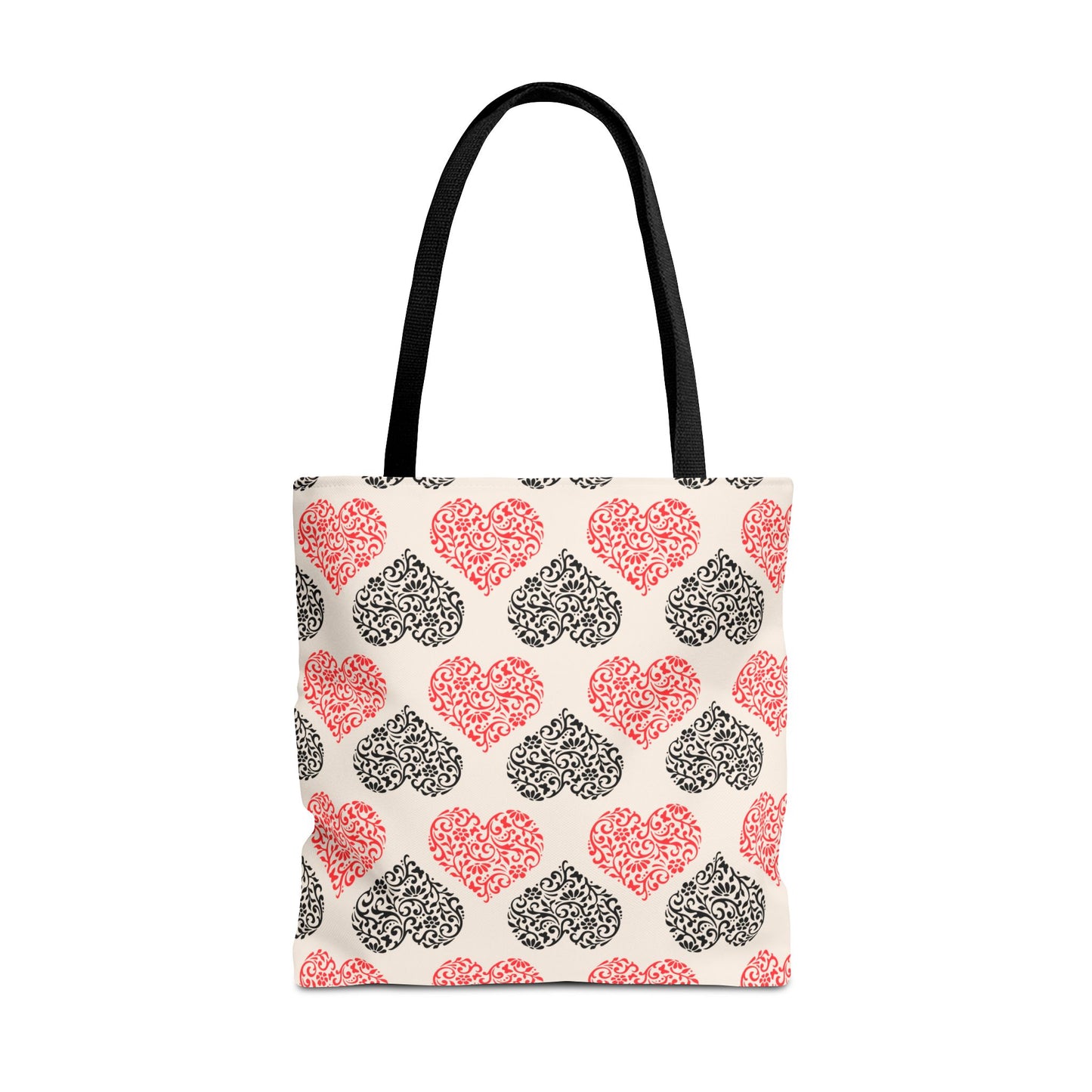 Rustic Hearts Canvas Tote Bag