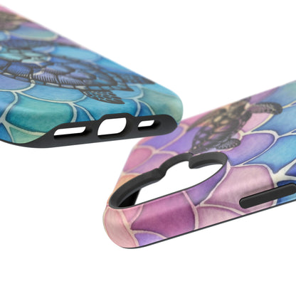 Sea Turtle Silhouette MagSafe® Compatible Tough Case for iPhone