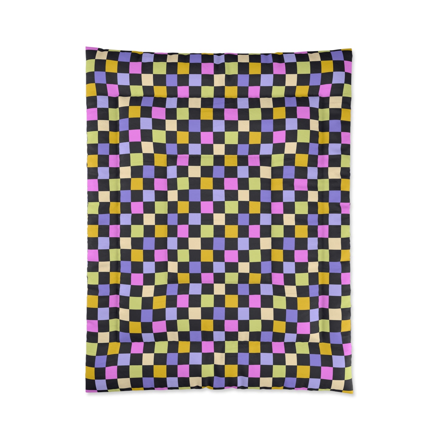 Joyful Checkerboard Comforter