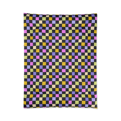 Joyful Checkerboard Comforter