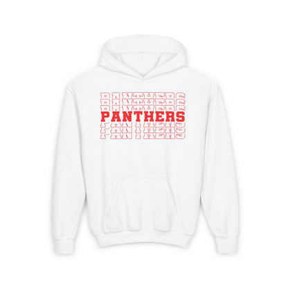 Panthers (Stacked) Youth Heavy Blend Hoodie