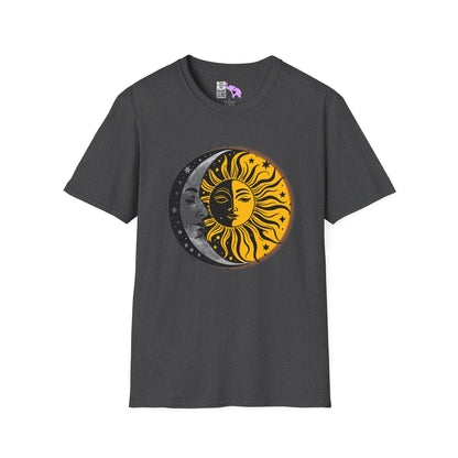 Sun Moon Stars Adult T-shirt