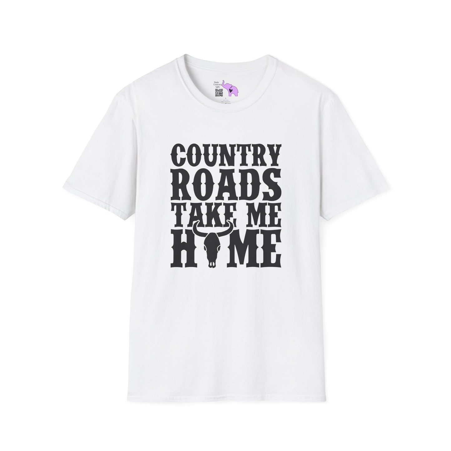 Country Roads Take Me Home Adult T-shirt