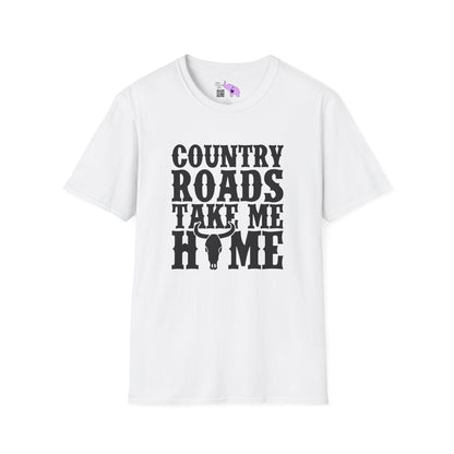 Country Roads Take Me Home Adult T-shirt