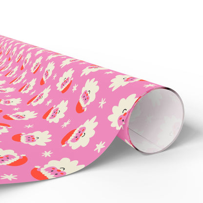 Jolly in Pink Wrapping Paper