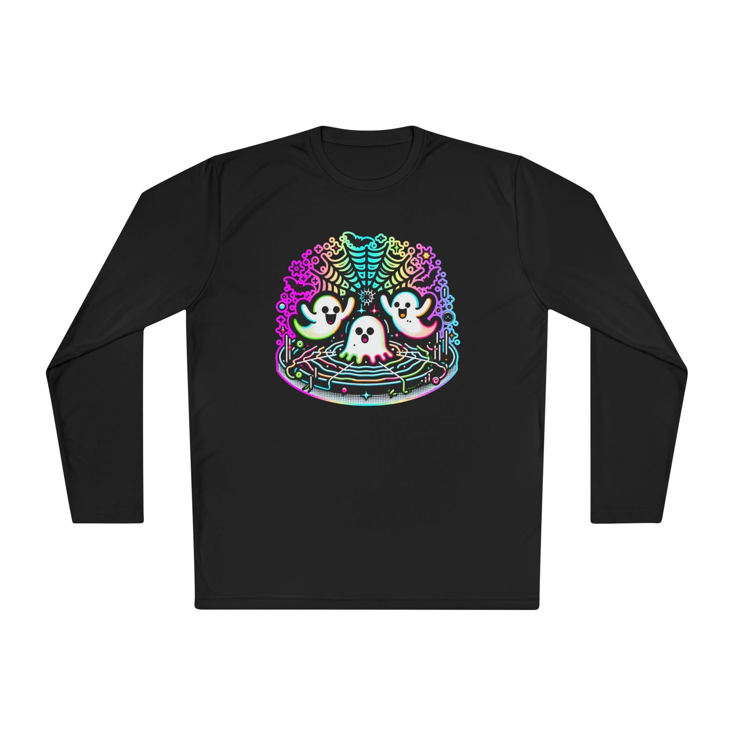 Neon Boo Adult Long Sleeve Tee