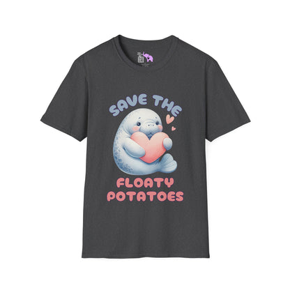 Save The Floaty Potatoes (Manatee) Adult T-shirt