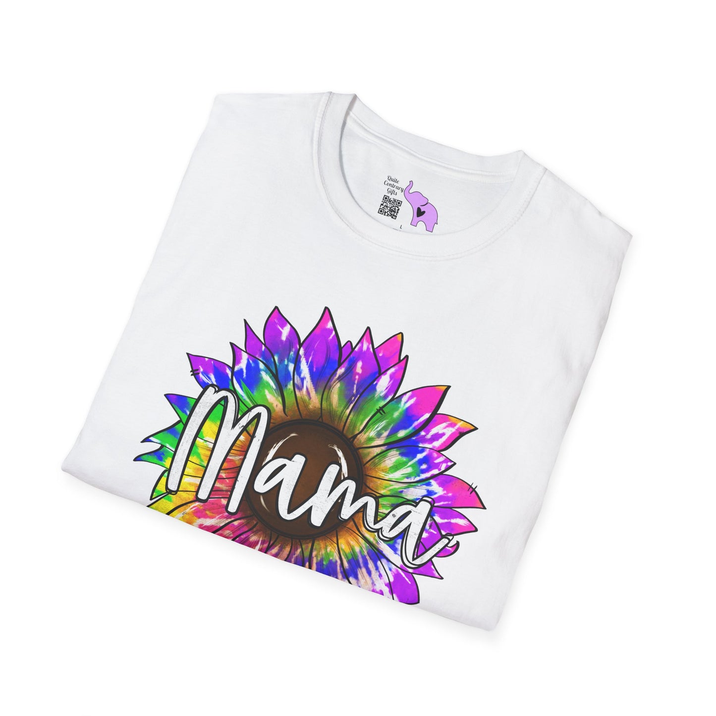 Mama Colorful Sunflower Adult T-shirt