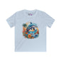 Tropical Dolphin Youth Softstyle Tee