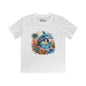 Tropical Dolphin Youth Softstyle Tee