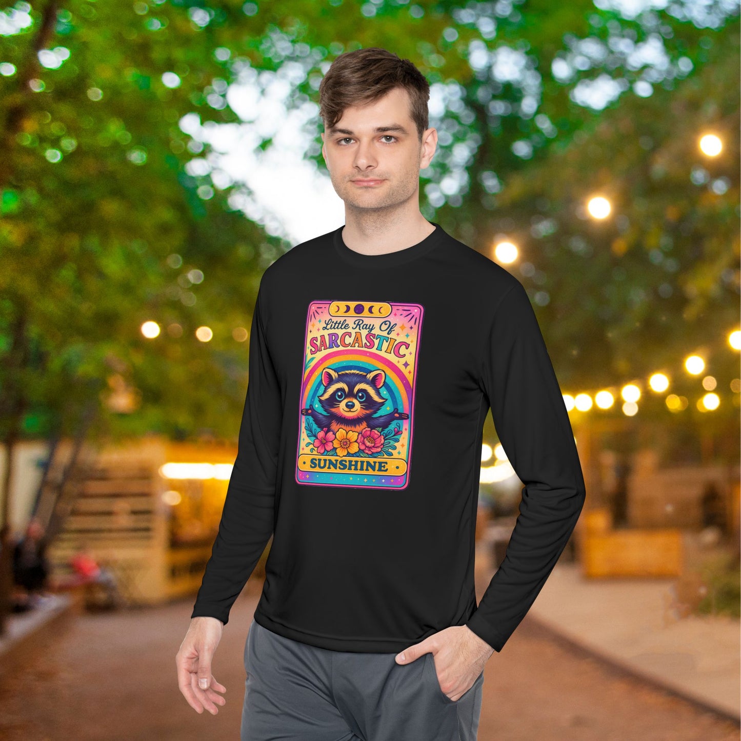 Little Ray of Sarcastic Sunshine Adult Long Sleeve Tee