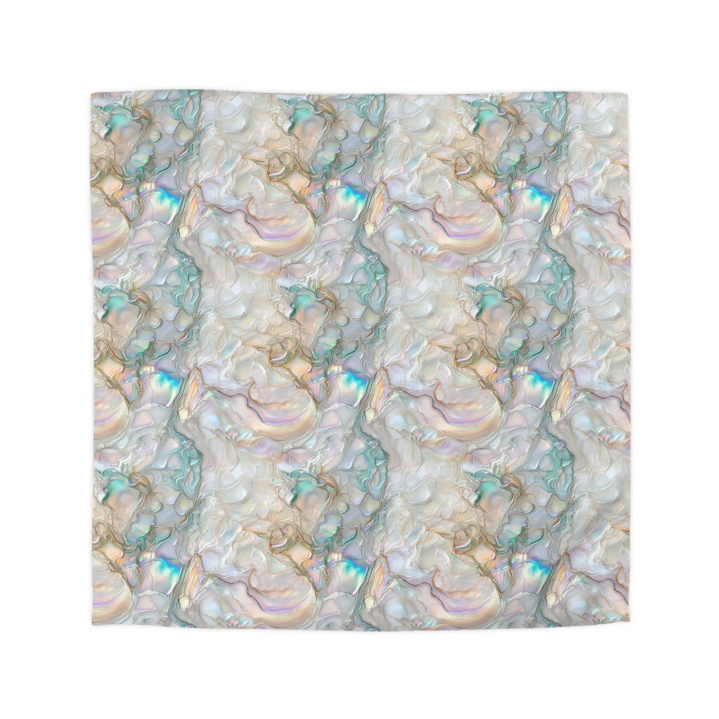 Green Opalescent Dreams Microfiber Duvet Cover