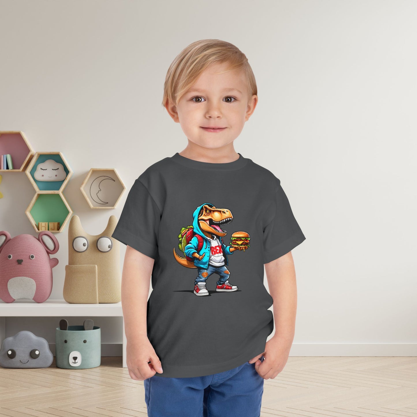 Dinosaur Hamburger Toddler Tee