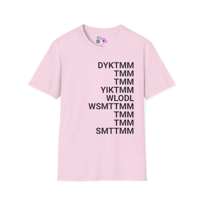 Do You Know The Muffin Man Abbreviation Adult T-shirt
