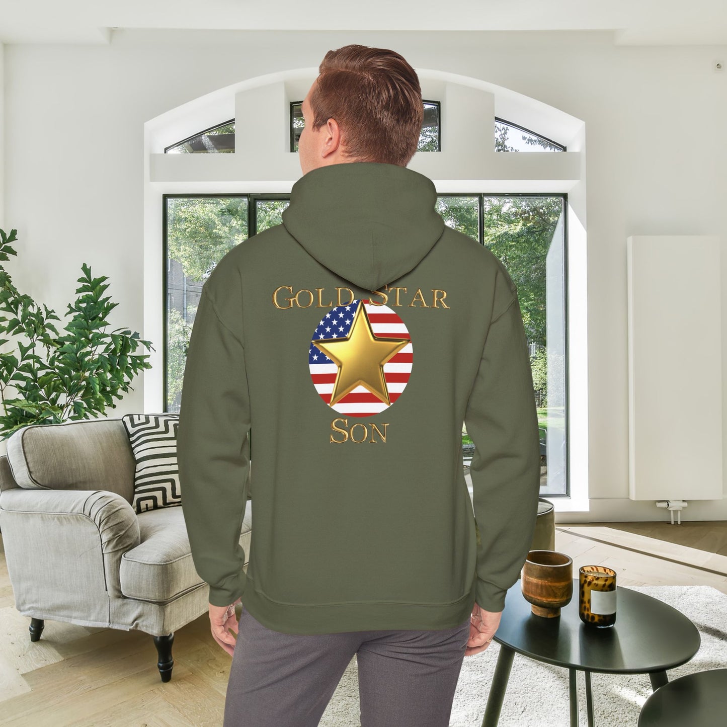 Gold Star Son Heavy Blend™ Hooded Sweatshirt