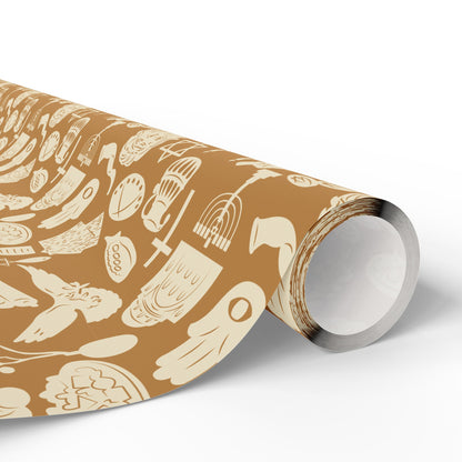 Blessings & Light Hanukkah Wrapping Paper