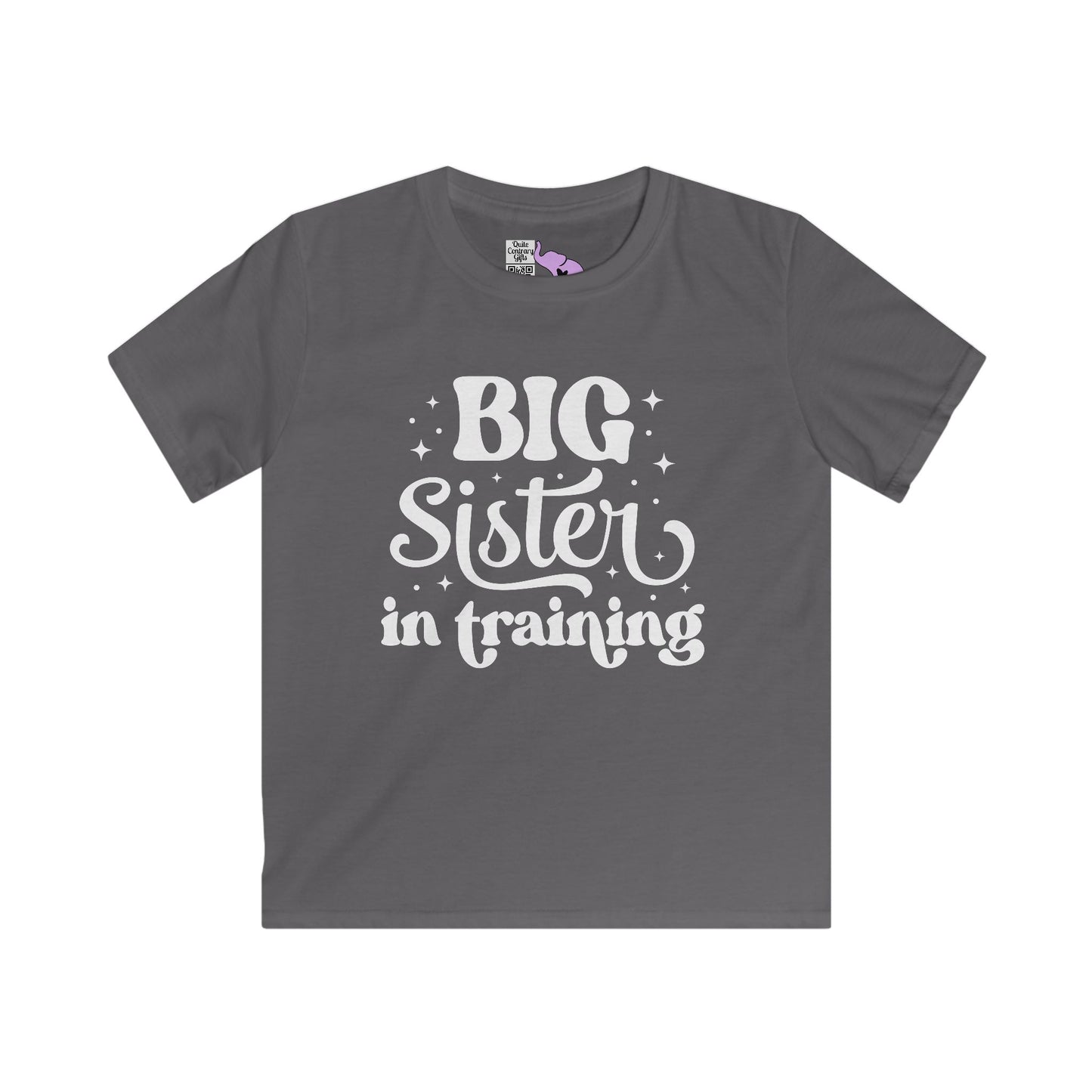 Big Sister in Training Youth Softstyle Tee