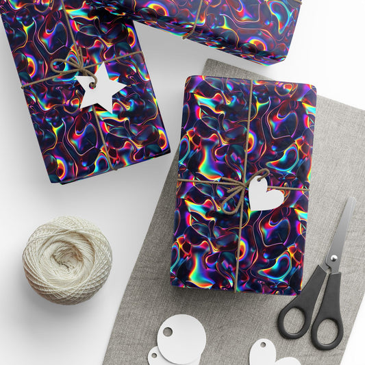 Holographic Mirage Wrapping Paper