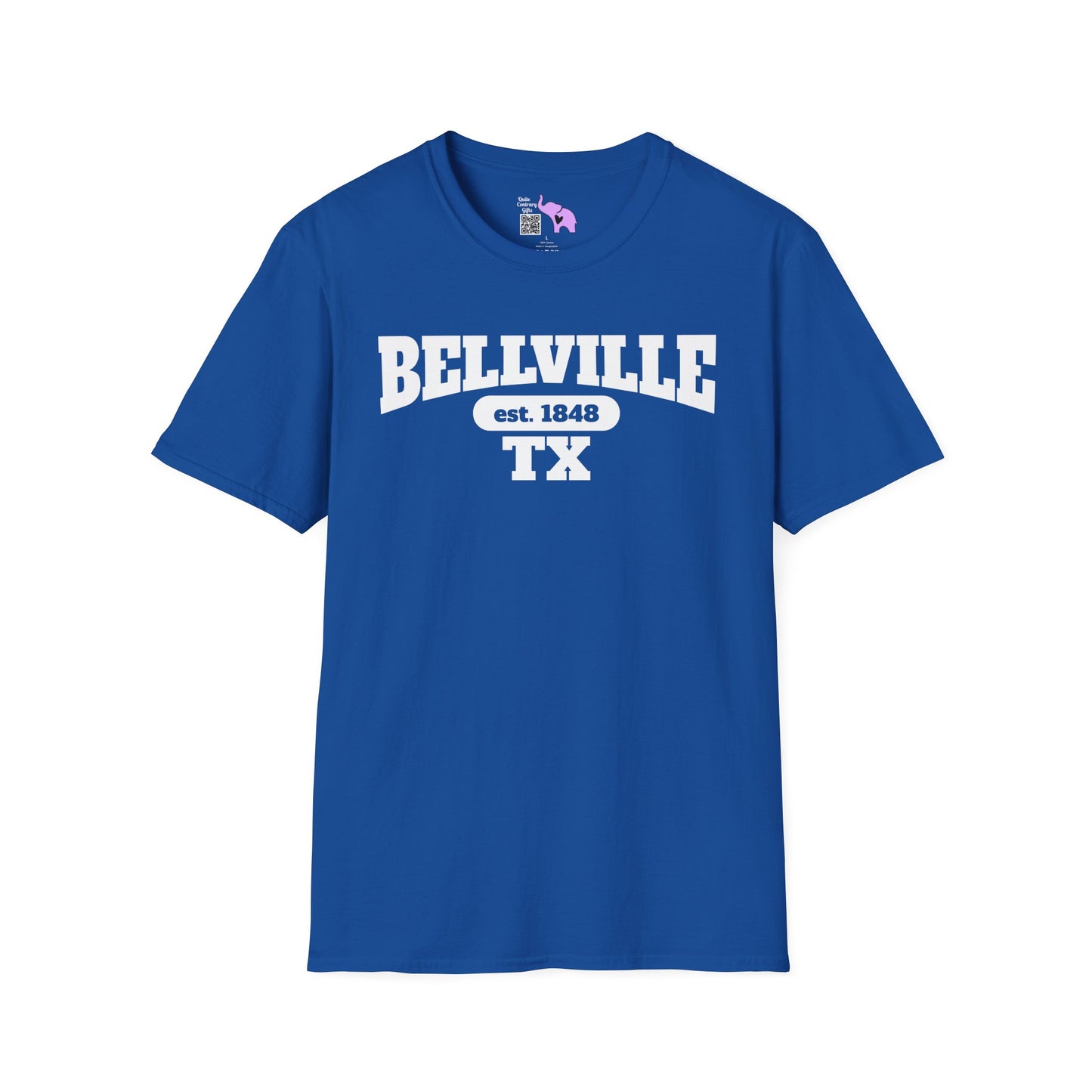 Bellville Tx Est. 1848 Adult T-shirt