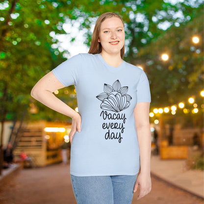 Vacay Every Day Adult T-shirt