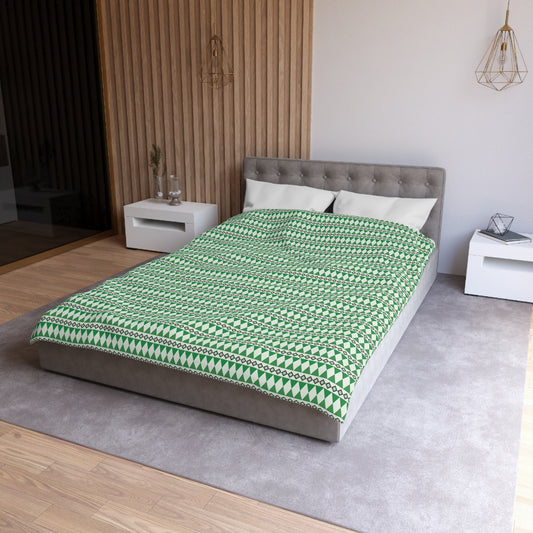 Moss Cairn Stripes Duvet Bedding Set