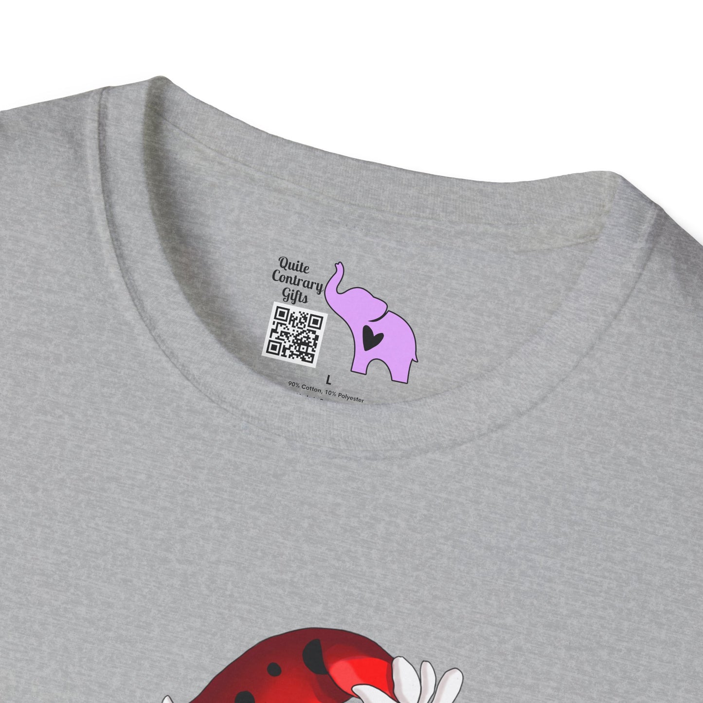 Let It Be Valentine Gnome Adult T-shirt