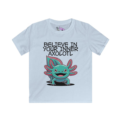 Believe In Your Inner Axolotl Youth Softstyle Tee