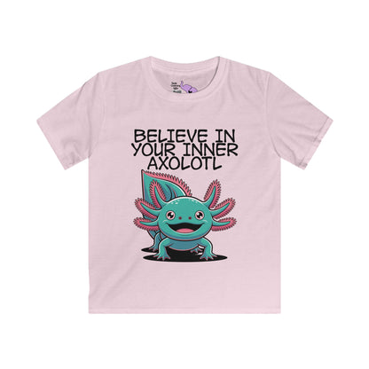 Believe In Your Inner Axolotl Youth Softstyle Tee