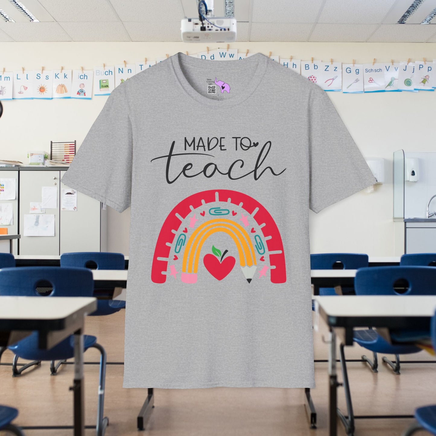 Made to Teach Rainbow T-shirt