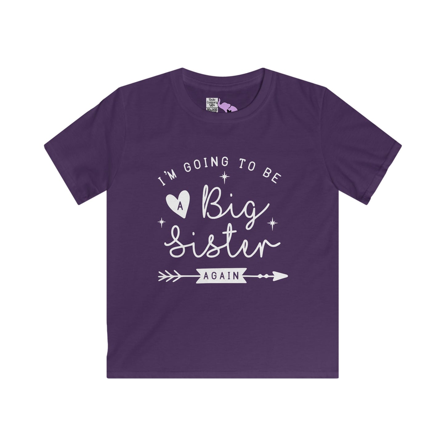 I'm Going To Be A Big Sister Again Youth Softstyle Tee