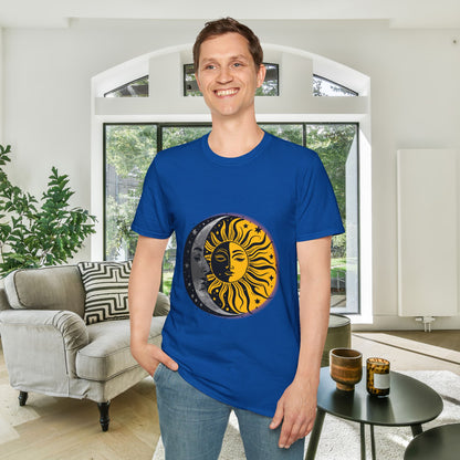 Sun Moon Stars Adult T-shirt