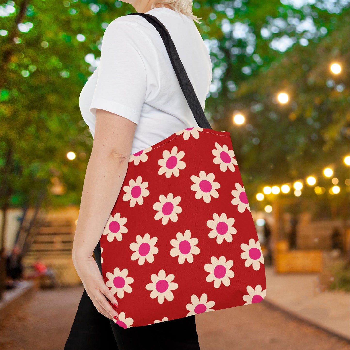 Cupid's Garden Canvas Tote Bag
