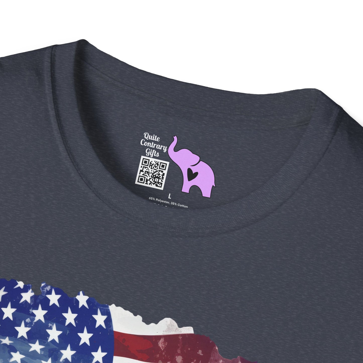 American Flag & Boots Adult T-shirt