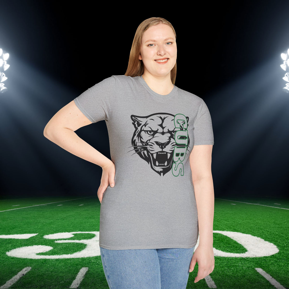 Brenham Cubs Mascot Adult T-shirt