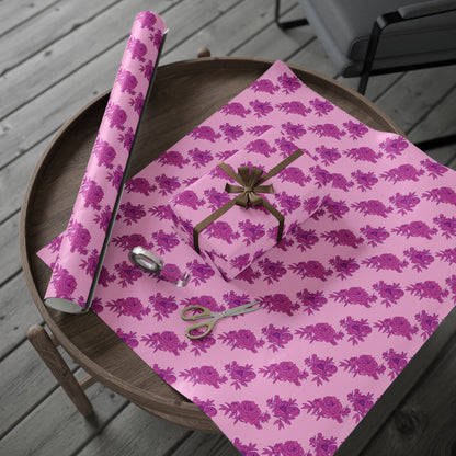 Bubblegum Bloom Peonies Wrapping Paper