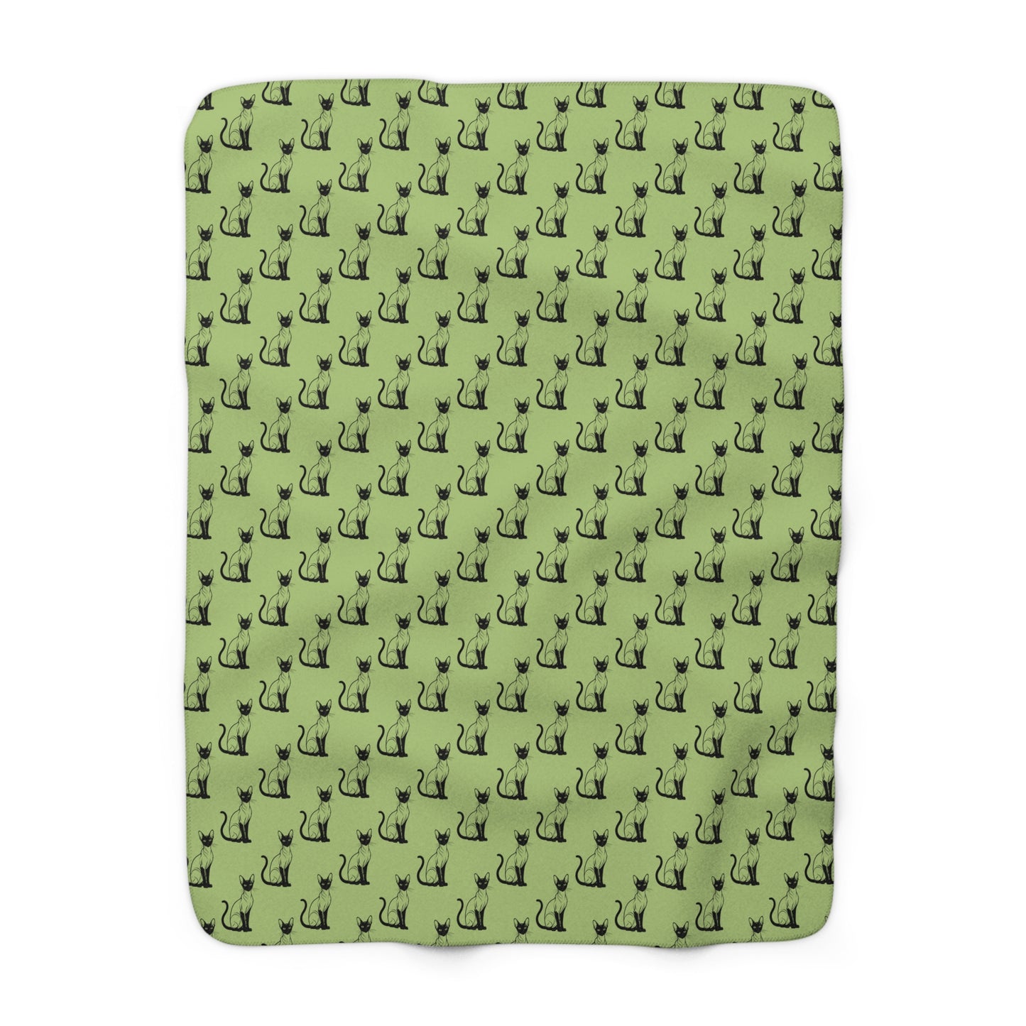 Siamese Charm – Sage Garden Fleece Blanket