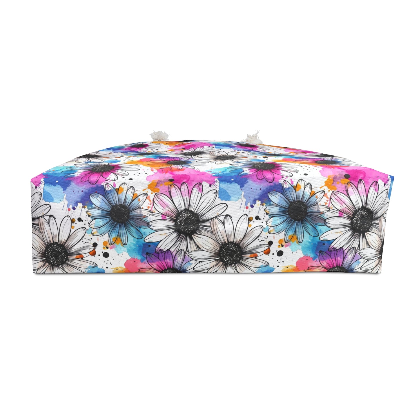 Watercolor Daisy Dream Weekender Bag