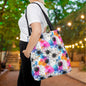 Watercolor Daisy Dream Canvas Tote Bag