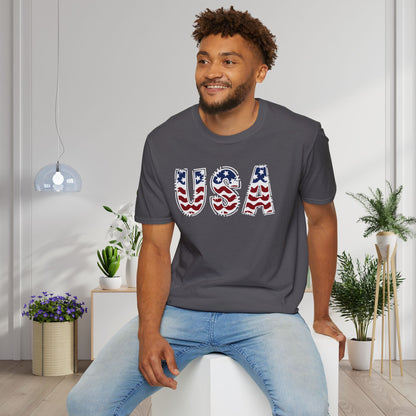 USA in Style Adult T-shirt