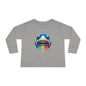 Colorful Shark Toddler Long Sleeve Tee