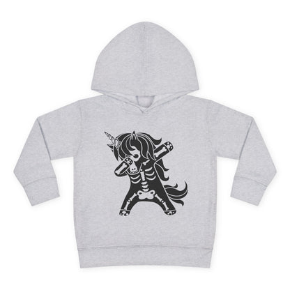 Dabbing Unicorn Skeleton Toddler Hoodie