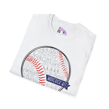 Personalized T-Ball Cheer Team Adult T-shirt
