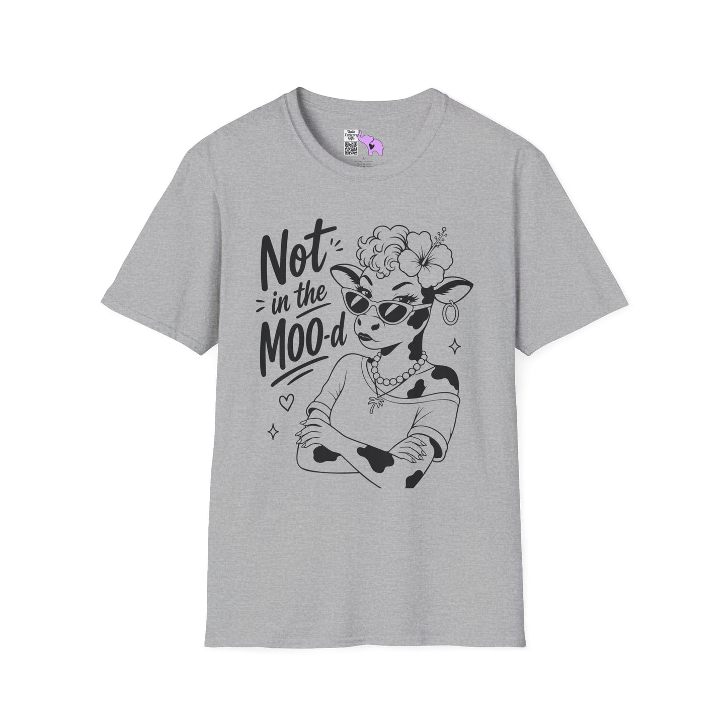 Not in the Moo-d Adult T-shirt