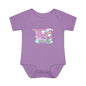 Pastel Wild One Milestone Baby Bodysuit-Two Months