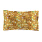 Golden Prism Grid Microfiber Pillow Sham
