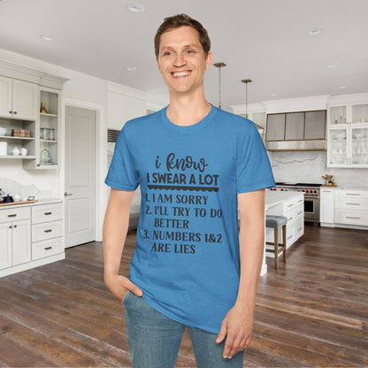 I Know I Swear Alot But... Adult T-shirt