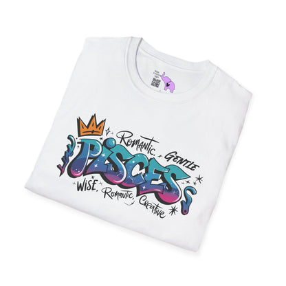 Pisces Street Art Adult T-shirt