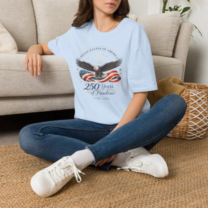 United States of America 250 Years of Freedom 1776-2026 Adult T-shirt
