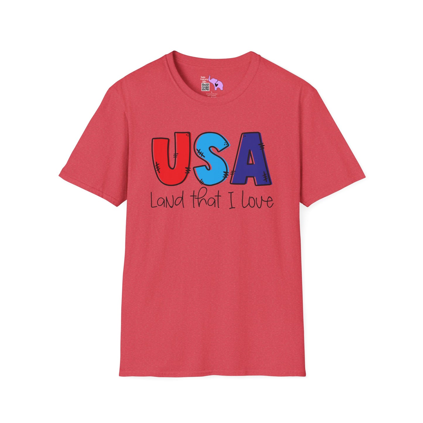 USA Land That I Love Adult T-shirt